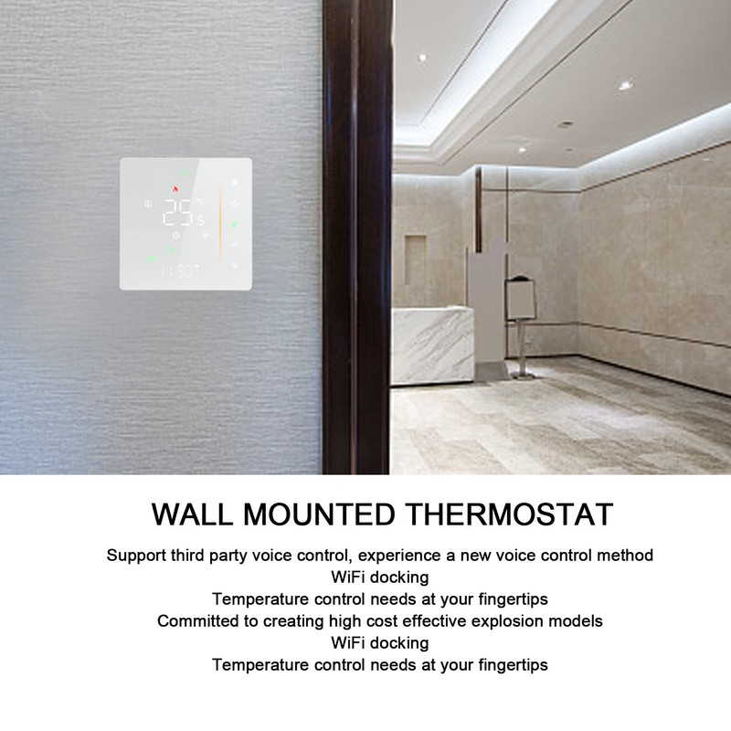 Smart Thermostat WiFi Programmable Phone App Control Water Floor Heating