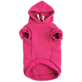Dog Hoodie, Solid Color Spring and Autumn Casual Sports Hoodie for Kittens and Puppies Rose S