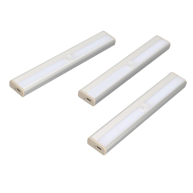 3Pcs Wireless Motion Sensor LED Lights Automatic On and Off