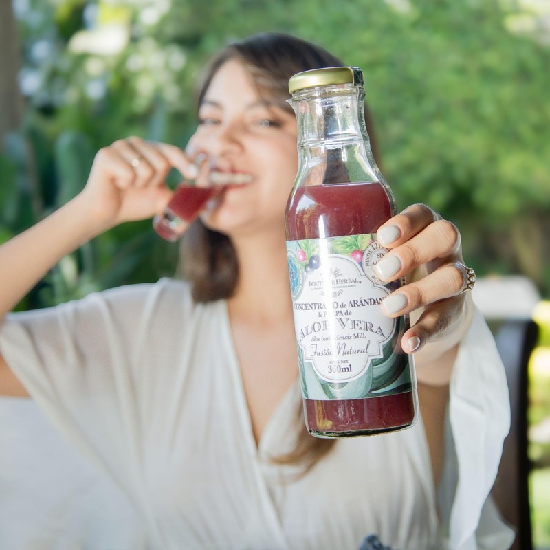 Boutique Herbal FUSIÓN Pulpa de Aloe y Concentrado de arándano