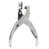 Hole Punch Plier Zinc Alloy Sliver Handheld Paper Puncher Tool