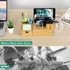 Bamboo Charging Station for Multiple Devices - Darfoo Wood Charging
