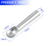 Fekey&JF Heavy Duty Ice Cream Scoop, 7 Inches Nonstick Anti-Freeze