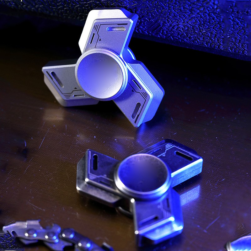 Metal ADHD Fingertip Rotating Toy Anxiety Stress Relief Stainless Steel