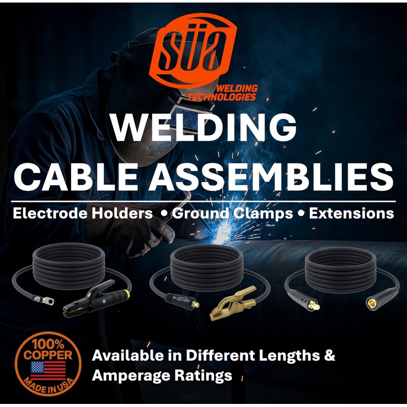 SÜA - 150 Amp Welding Ground Clamp Lead Assembly -