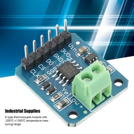 K Type Thermocouple Module Temperature Sensor ‑200℃ to +1350℃ SPI Port Digital Output 3-5V DC
