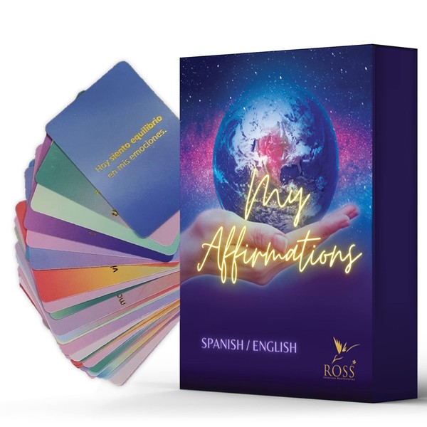 Ross Manifestation Daily Affirmation Cards With Thought-Provoking & Empowering Decrees,