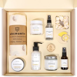 New Mom Gifts for Women, 11 Luxury New Mom Care Package After Baby, Pregnancy Gifts for Expecting Mom to Be, Postpartum Gifts Basket with New Baby Essentials for Baby Shower, First Time Mommy