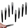 8 Piece Plastic Tweezers, Antistatic Plastic Tweezers Set, Versatile and