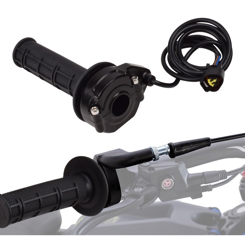 Electric Dirt Bike Throttle Rubber Handlebar Grips Compatible with Sur-Ron