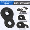 Hordion 20pcs Figure 8 Fastener Table Top Fasteners, Heavy Duty