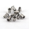 20Pcs M10x21 Stainless Steel Half Hexagon Rivet Nut Flat Head