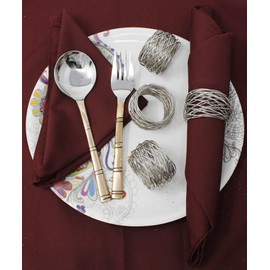 Godinger Round Mesh Napkin Ring - Set of 4