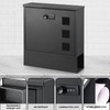 xydled Mailbox with Combination Lock,Large Capacity Wall Mounted Locking Security