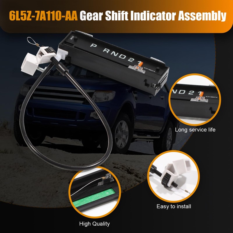 6L5Z-7A110-AA Gear Shift Indicator Assembly Compatible with Ford Ranger 2004-2011