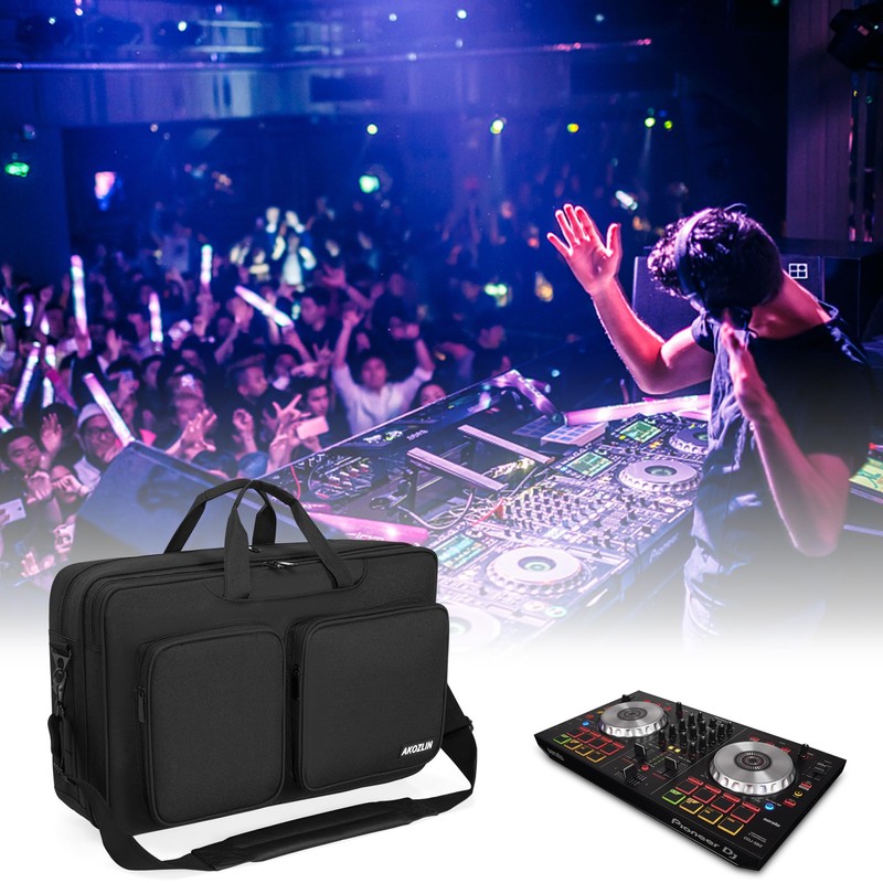 AKOZLIN Multi-layer Controller Gig Bag Padded Mixer Carry Case Fit