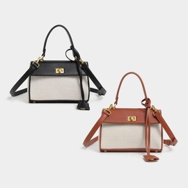 Womens Mini Canva Tote Handbags Small Designer Satchel Bags Women Work Bag Top Handle Bag, Brown