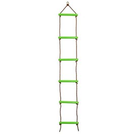 COMINGFIT® Sturdy Indoor/Outdoor Rope Climbing Ladder for Kids(Green)