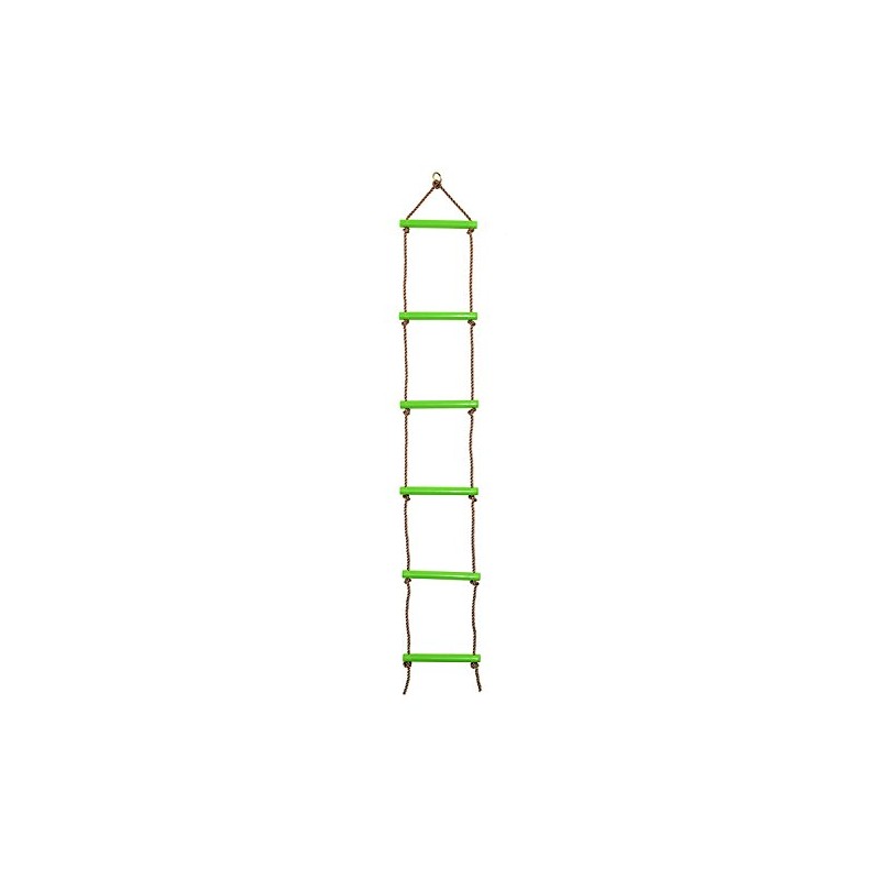 COMINGFIT® Sturdy Indoor/Outdoor Rope Climbing Ladder for Kids(Green)