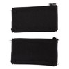 2PCS Handle Sleeve Cover,Stroller Handle Sleeve Zipper Stroller PU Leather