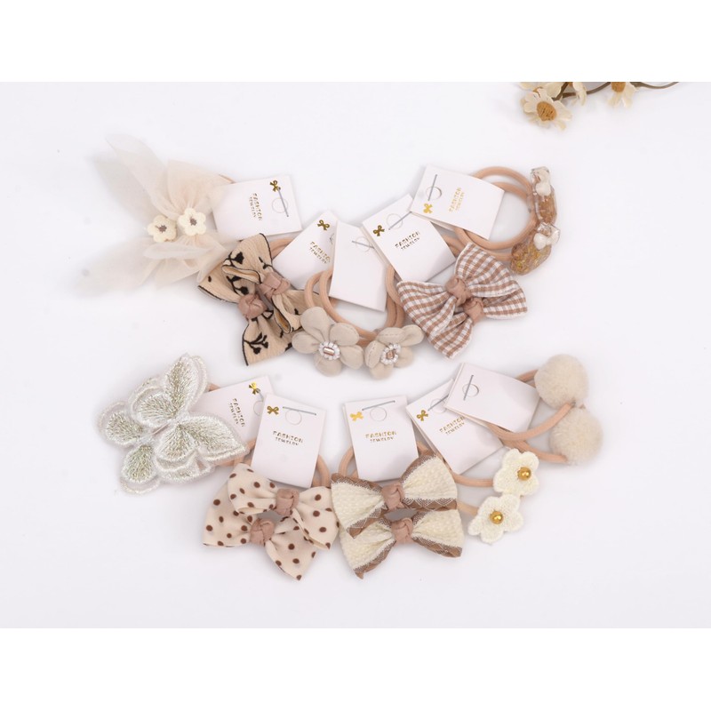 BIANHUAN Hair Rubber for Children, Baby, Hair Rubber, Ribbon, Hair