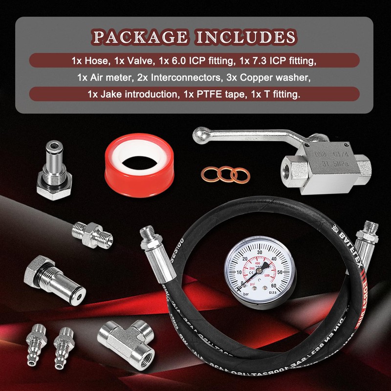 Danhonwin High Pressure Oil System IPR Air Test Tool Special