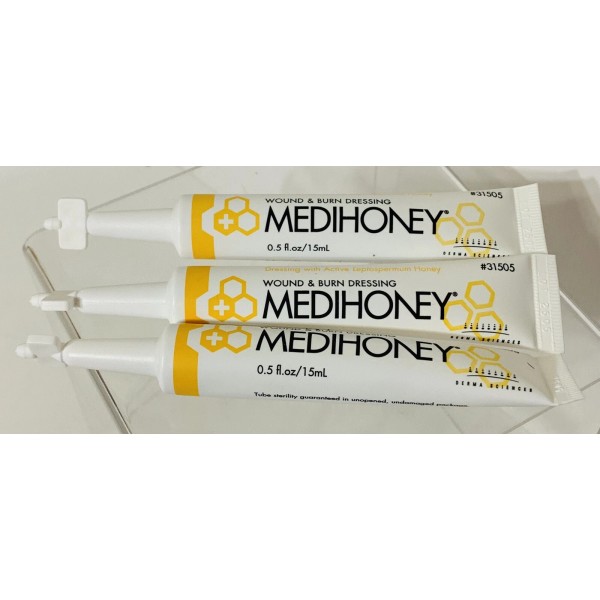 MEDIHONEY 3 Medihoney 0.5 fl Oz Wound & Burn Dressing