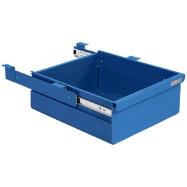 BenchPro Heavy 16 Ga Cold Rolled Steel Drawer Kit - Powder Painted - 6" High x 14.5" Wide x 17" Length - Blue