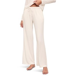 Eberjey Womens Gisele Pants Ivory MD One Size
