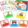 Aizweb CVC Word Game Phonics Flash Cards for Classroom Supplies