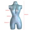 Inflatable Female Torso Model Half Body Mannequin Outerwear Exhibitor Props