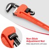 Jetech 10 Inch (250mm) Straight Pipe Wrench, Adjustable Heavy Duty