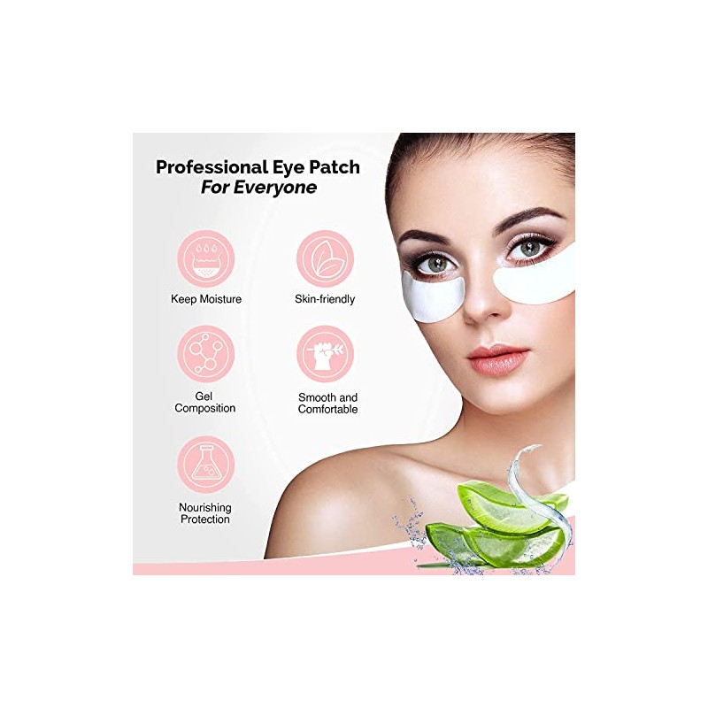 100 Pairs GreenLife Natural Hydrogel Eye Gel Pads - Collagen