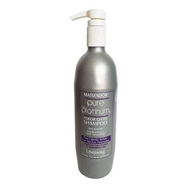 Loquay Matizador PURE PLATINUM Premier Color Gloss Shampoo Mechas Platina 1L/ Net Wt 33.8 oz