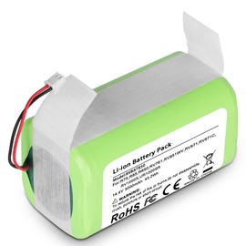 KUNLUN 3.0Ah RVBAT850 Battery for Shark Ion Robot RV1001AE R75 R85 R761 RV850 RV1000S RV1000VL RV700_N RV720_N Vacuum Battery(ONLY Fit 2-Prong Connector)