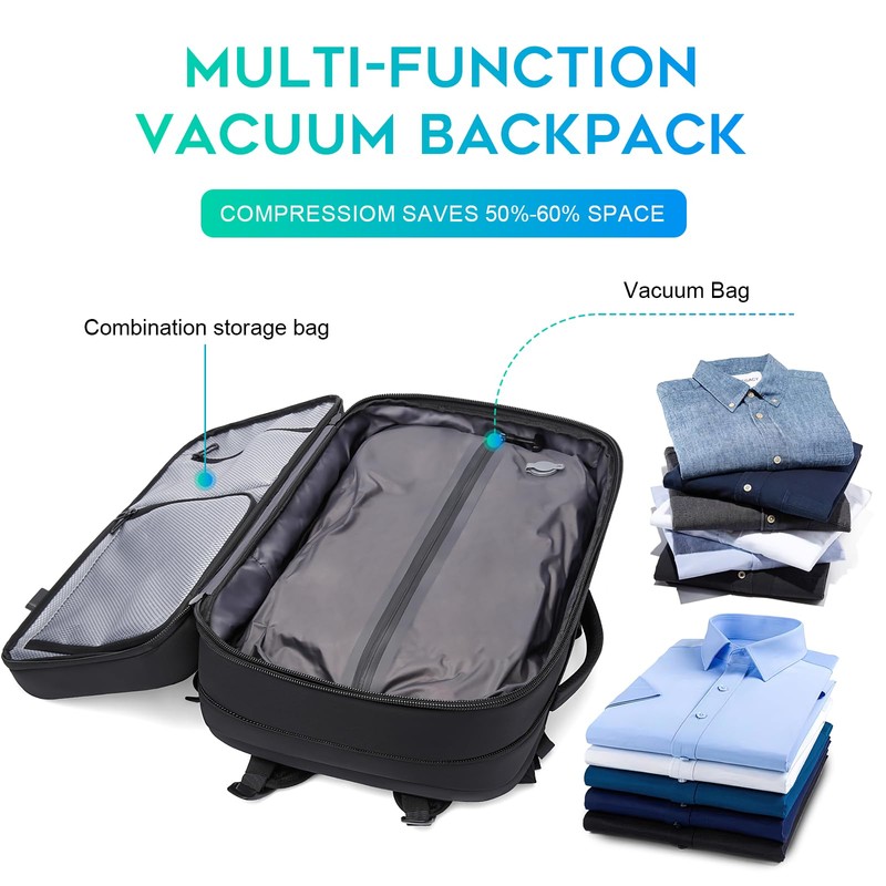 BANGE Air Vacuum Backpack with Pump,Seal Air Packing Vacuum System