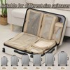 GOTENTIFY Travel Pouch Compression Travel Set Cube Travel Luggage Packing