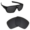 Alphax Stealth Black Polarized Replacement Lenses for Oakley Dispatch 1