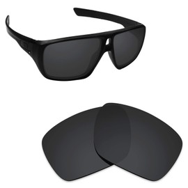 Alphax Stealth Black Polarized Replacement Lenses for Oakley Dispatch 1 OO9090 Sunglasses
