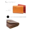 Belmani Women's Mini Wallet, Coin Case, Tochigi Leather, Double Flap,