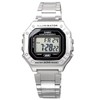 Casio W-218HD-1AV Standard Digital Watch, Men's Chippukashi, Metal Band, Silver,