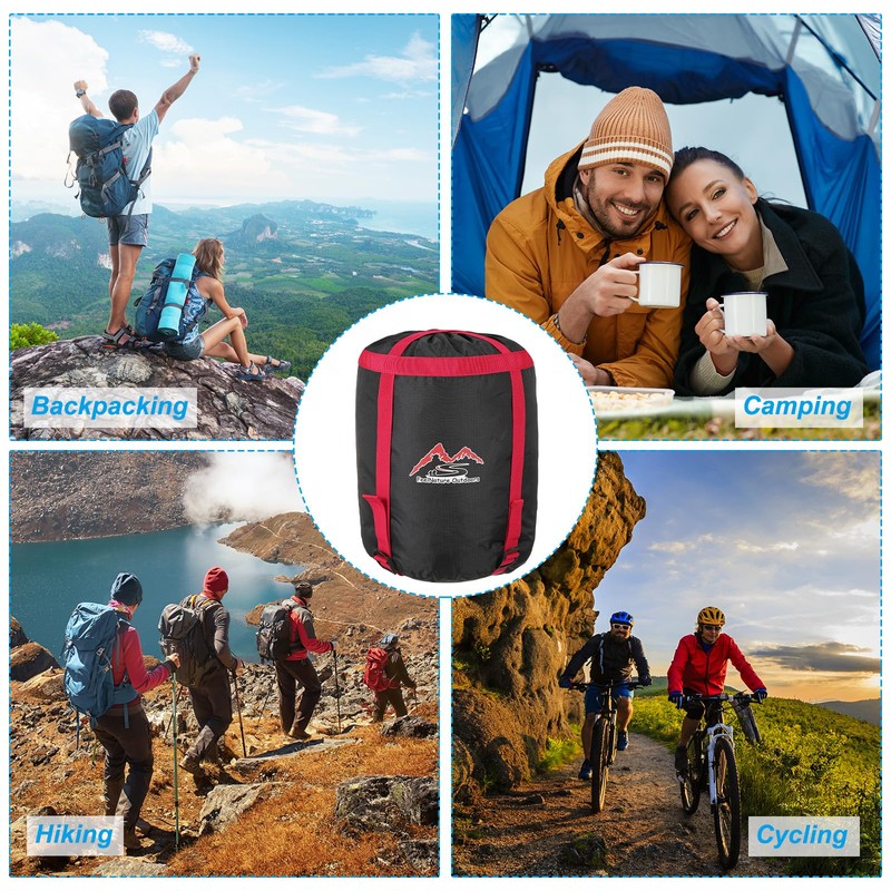 PATIKIL Compression Stuff Sack, S Size Waterproof Sleeping Bag Storage