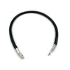 eXODA Batteriekabel 25 mm² 50cm Kabelschuhe M6 und M8 Schwarz