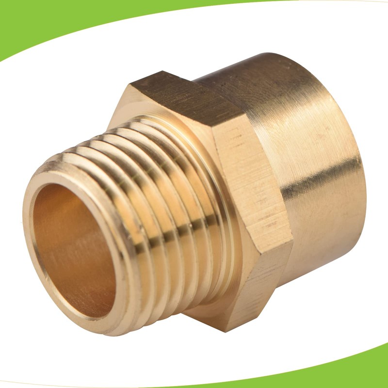4 Pack 1/2" BSP to NPT Adapter, G 1/2 (BSP)