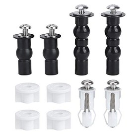 Pernos de tornillo de la tapa del inodoro universal, juego de accesorios para los asientos del inodoro Kit de piezas de repuesto de hardware para la tapa del inodoro del baño (acero inoxidable 304, ca