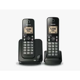 Panasonic KXTGC-352MEB Teléfono Inalámbrico de Línea Fija Color Negro