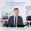 NEWORK 4K Webcam for PC with Auto-Focus, Dual Noise-Cancelling Microphones,