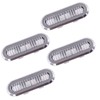 4 PCS Sink Trim Overflow Cover,Sink Overflow Ring,Oval Ring Basin