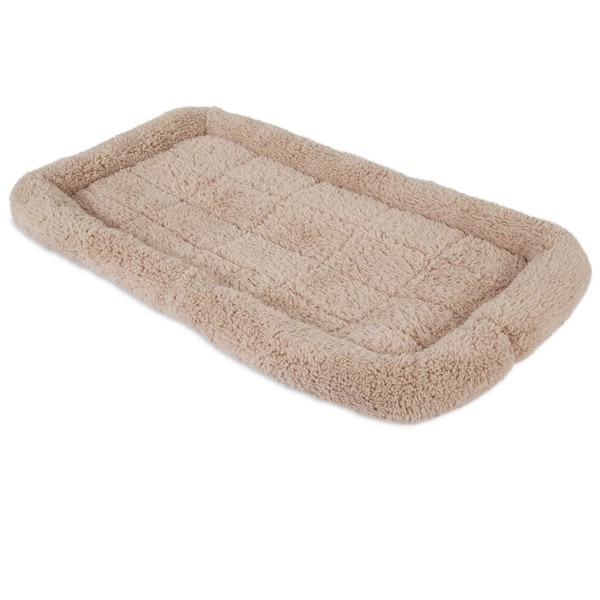 SnooZZy Bolster Crate Mat, Tan, for 30-32" Crates