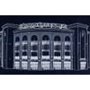 Busch Stadium Blueprint Print